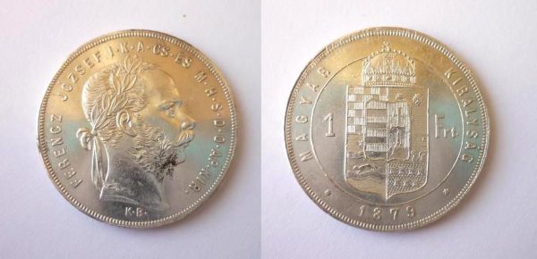Zlatník Forint 1879 K.B.