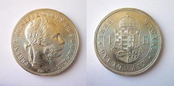 Zlatník Forint 1885 K.B.