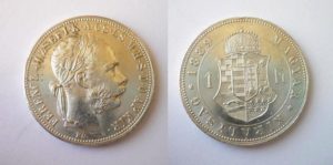 Zlatník Forint 1889 K.B.