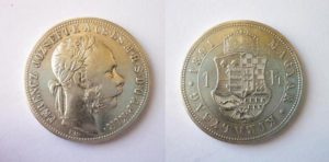 Zlatník FORINT 1891 K.B.