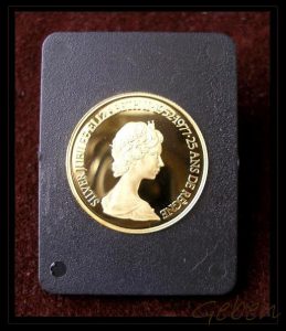 Velký zlatý 100 Dollar 1977 25. výročí vlády Elizabeth II.
