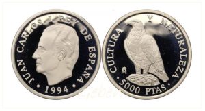 Španělsko 5000 Pesetas 1994 - 54 g