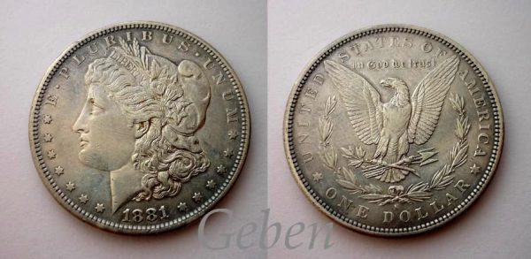 Morgan Dollar 1881 S