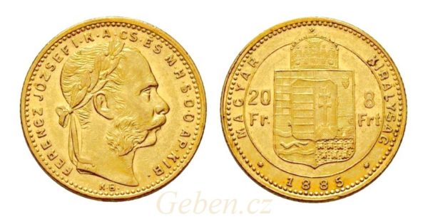 8 Zlatník - 8 Forint 1885 KB