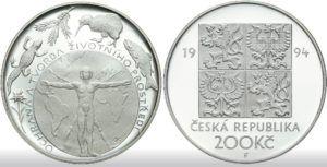 200 Kč 1994 Životní prostředí PROOF !