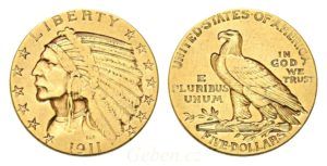 5 Dollars 1911 S Indian Head