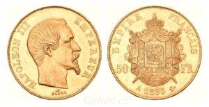 50 Frank 1855 A Napoleon III.