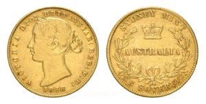 Zlatá mince AUSTRALIA Sovereign 1868 (sy) ! Victoria Young Head - VZÁCNÝ
