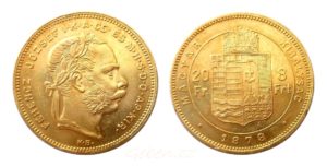8 Zlatník - 8 Forint 1878 KB
