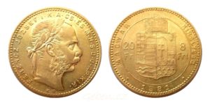 8 Zlatník - 8 Forint 1881 KB