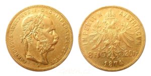 8 Zlatník - 8 Gulden 1874