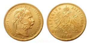 8 Zlatník - 8 Gulden 1888