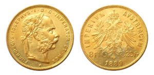8 Zlatník - 8 Gulden 1889