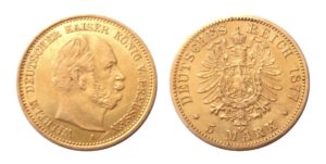 5 Marka 1877 A Wilhelm I.