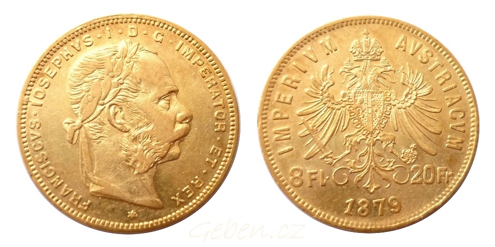 8 Zlatník - 8 Gulden 1879