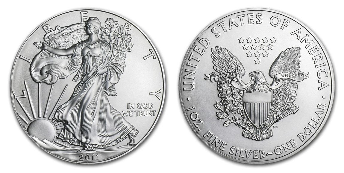 American Eagle / Liberty 2011 - Stříbrná investiční mince 1 oz