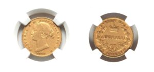 AUSTRALIA Sovereign 1870 (sy) ! Victoria Young Head - VZÁCNÝ