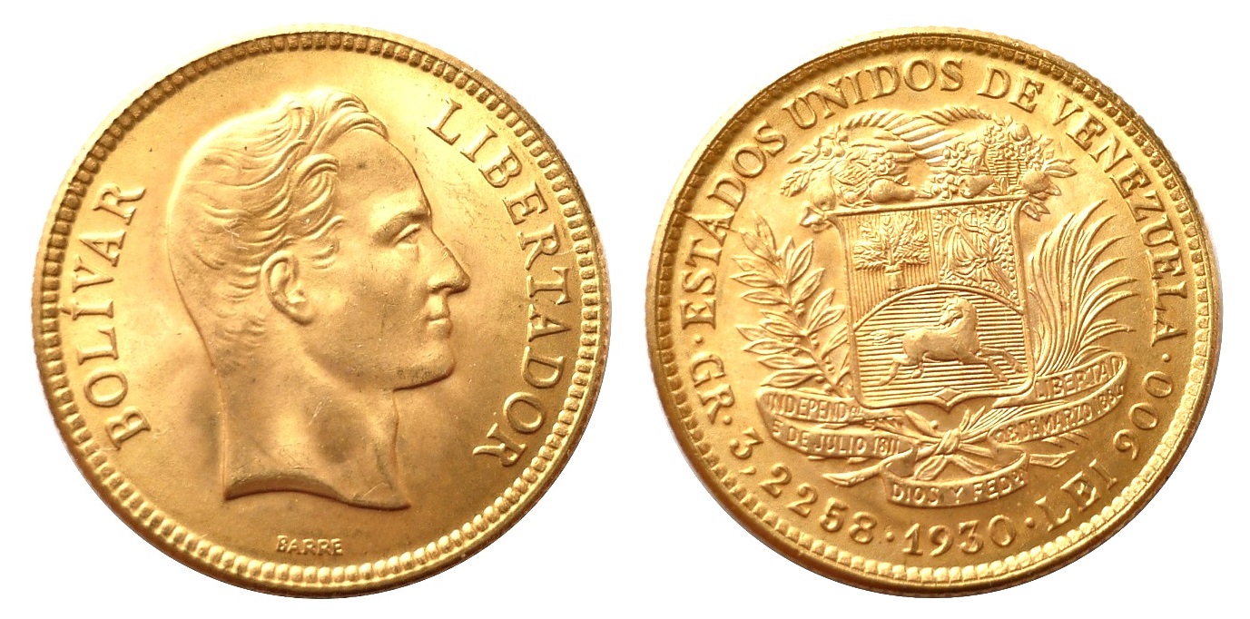 10 Bolivar 1930 Venezuela