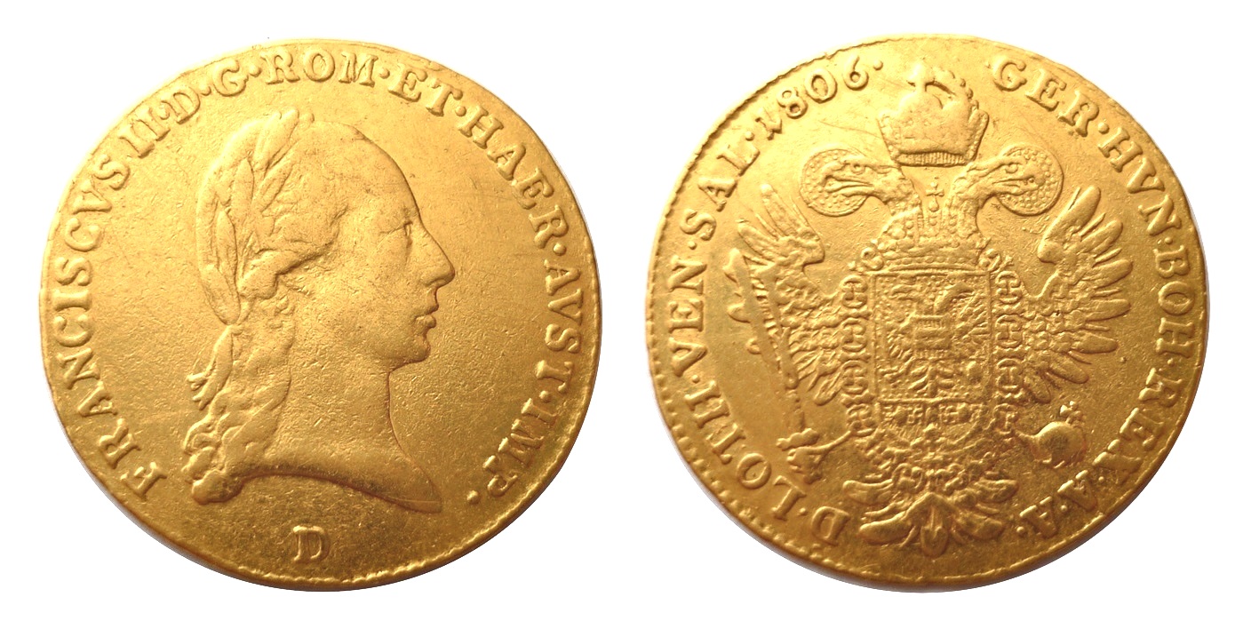 Dukát 1806 D - František I.