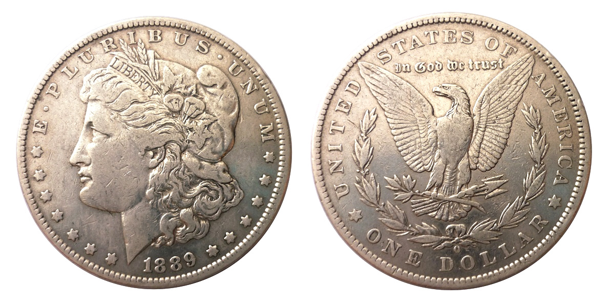 Morgan Dollar 1889 O - New Orleans