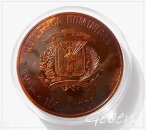 100 Pesos Dominika 1988