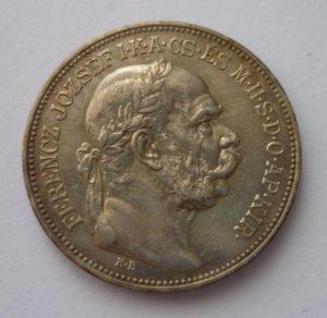 2 Koruna 1914 K.B. Krásná