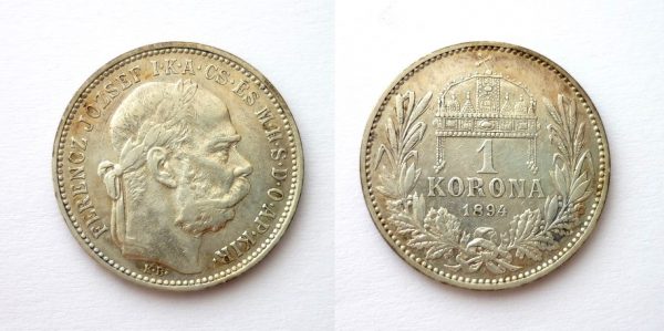 1 Koruna 1894 KB krásná