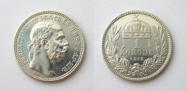 1 Koruna 1915 KB nádherná RL