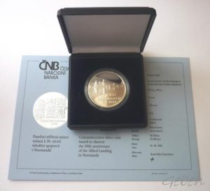 200 Kč 1994 NORMANDIE Den D - PROOF