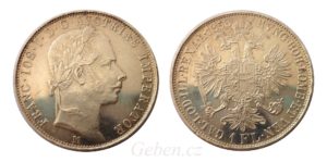 Zlatník - Florin 1858 M Nádherný a vzácný s RL !