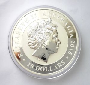 KOOKABURRA 2015 - 10 Oz STŘÍBRA !