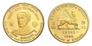 20 Dollars 1966 ETIOPIE ! Císař Haile Selassie I.