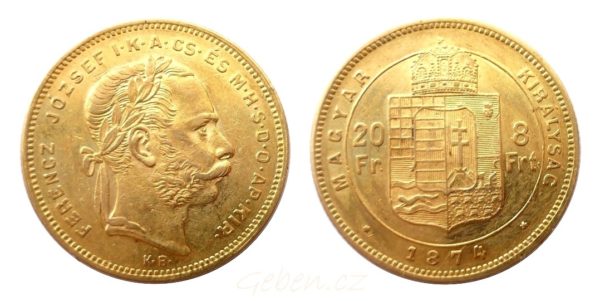 8 Zlatník - 8 Forint 1874 KB