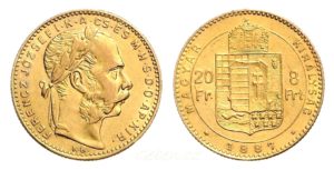 8 Zlatník - 8 Forint 1887 KB