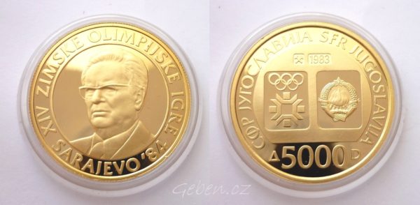 5000 DINARA 1983 - TITO - OH Sarajevo