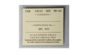 Sovereign 1911 C - Certifikace