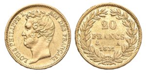 20 Frank 1831 A – Louis Philippe I.
