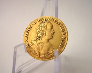 Sovráno - Souverain d'or 1750 Marie Terezie