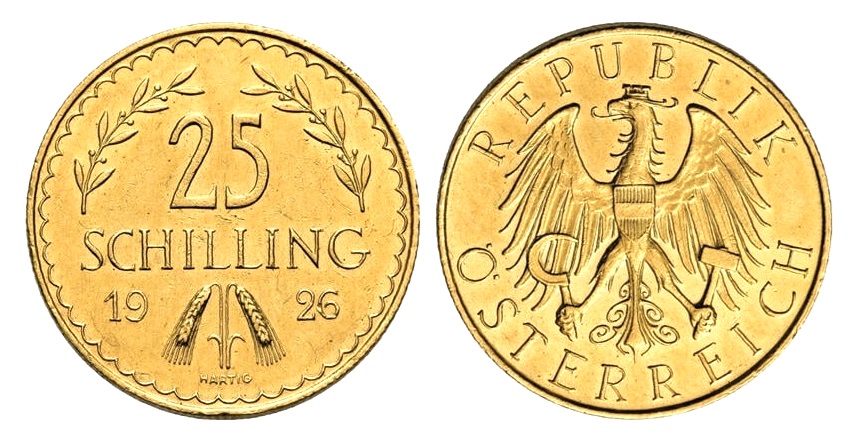 25 SCHILLING  1926