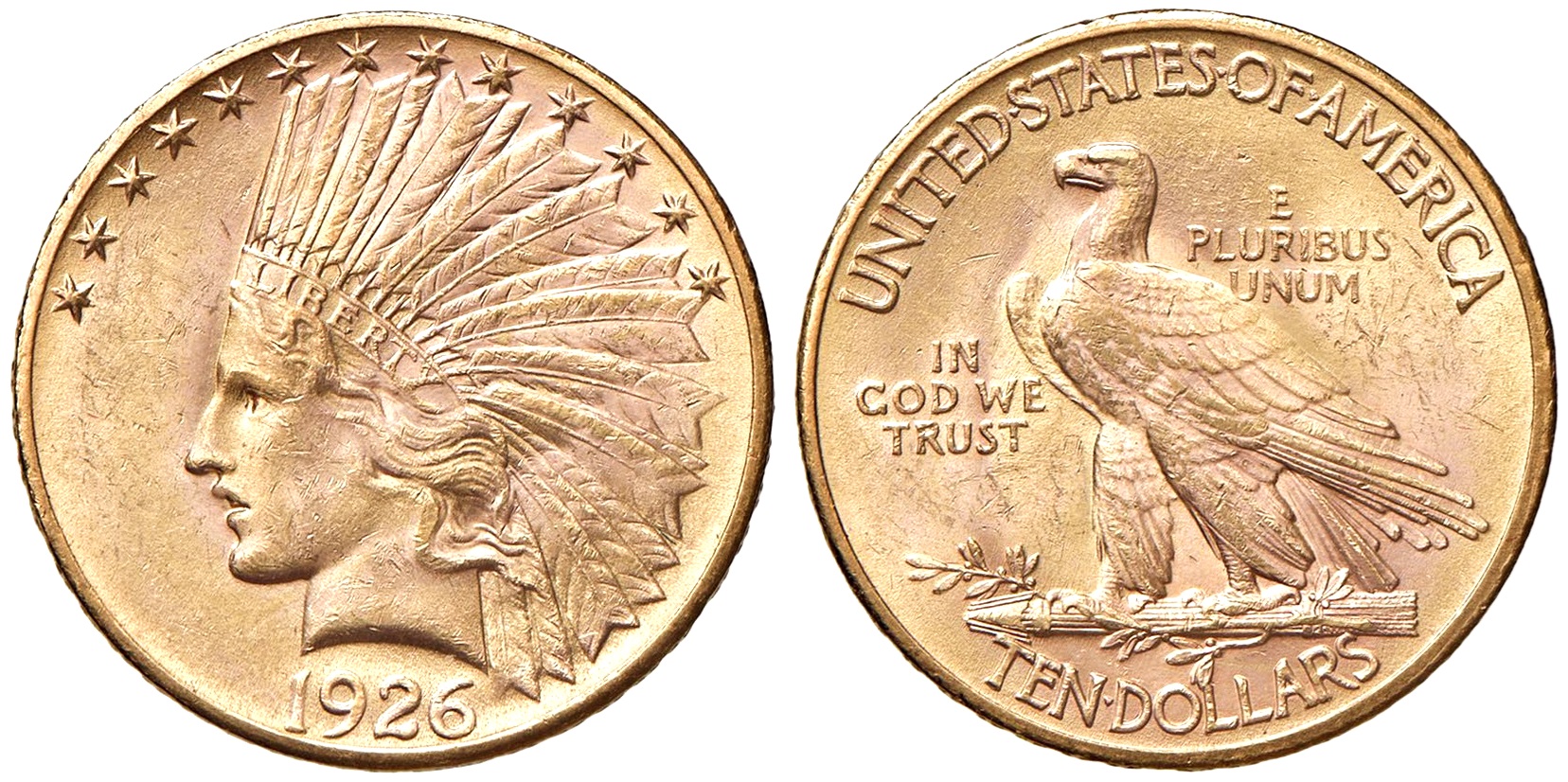 10 Dollars 1926 Indian Head - Eagle